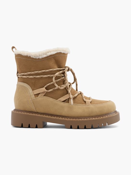 passarela lace-up bota marrom deichmann