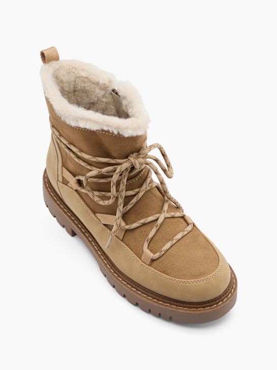 passarela lace-up bota marrom deichmann