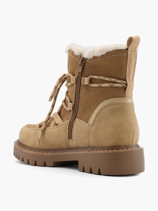 passarela lace-up bota marrom deichmann