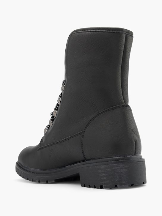 land rover lace-up bota preta deichmann