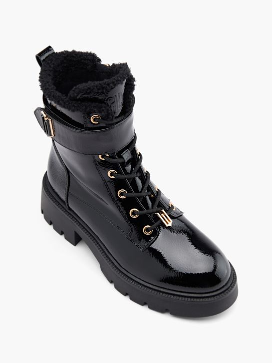 Ímpios lace-up bota preta deichmann