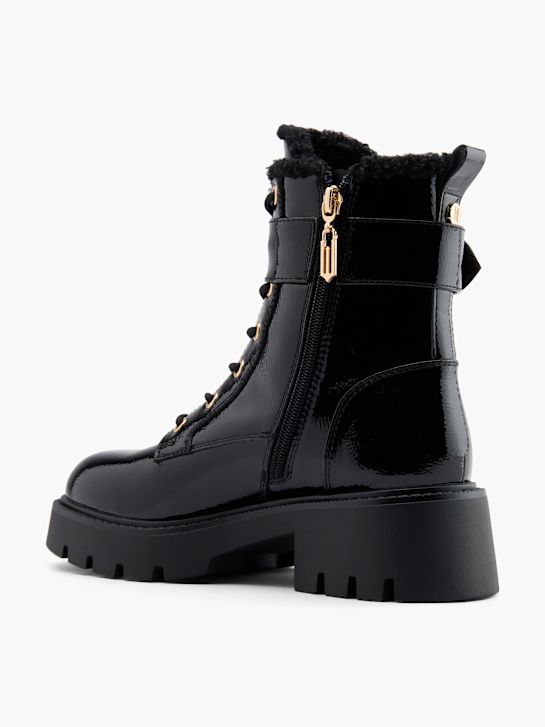 Ímpios lace-up bota preta deichmann