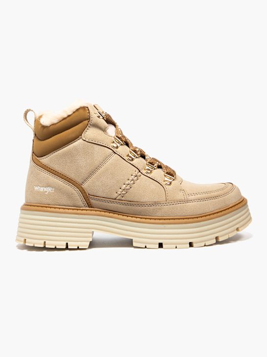 wrangler lace-up bota bege deichmann