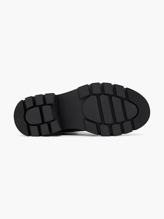 passarela lace-up bota preta deichmann
