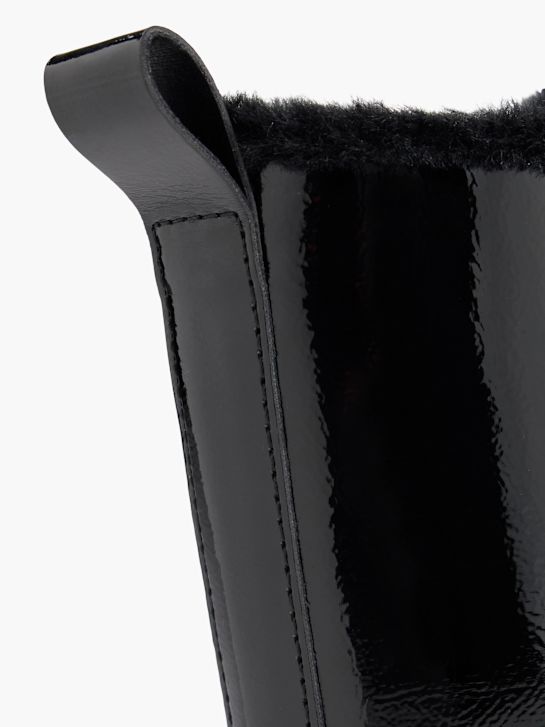 passarela lace-up bota preta deichmann