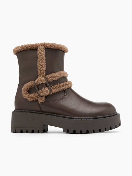 passarela de inverno boot marrom deichmann