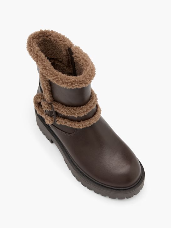 passarela de inverno boot marrom deichmann