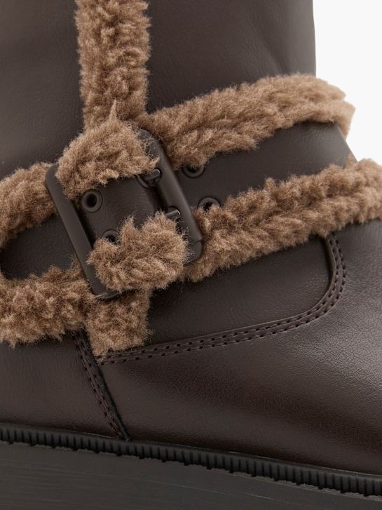 passarela de inverno boot marrom deichmann