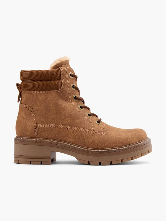 graceland lace-up bota marrom deichmann