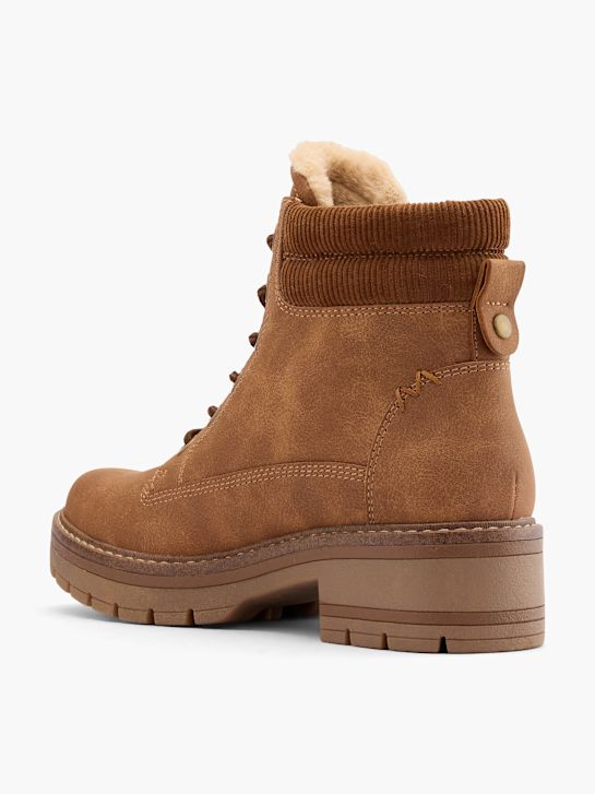 graceland lace-up bota marrom deichmann