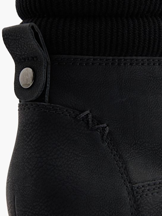 graceland lace-up bota preta deichmann