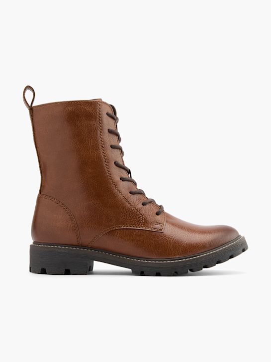 graceland lace-up bota marrom deichmann